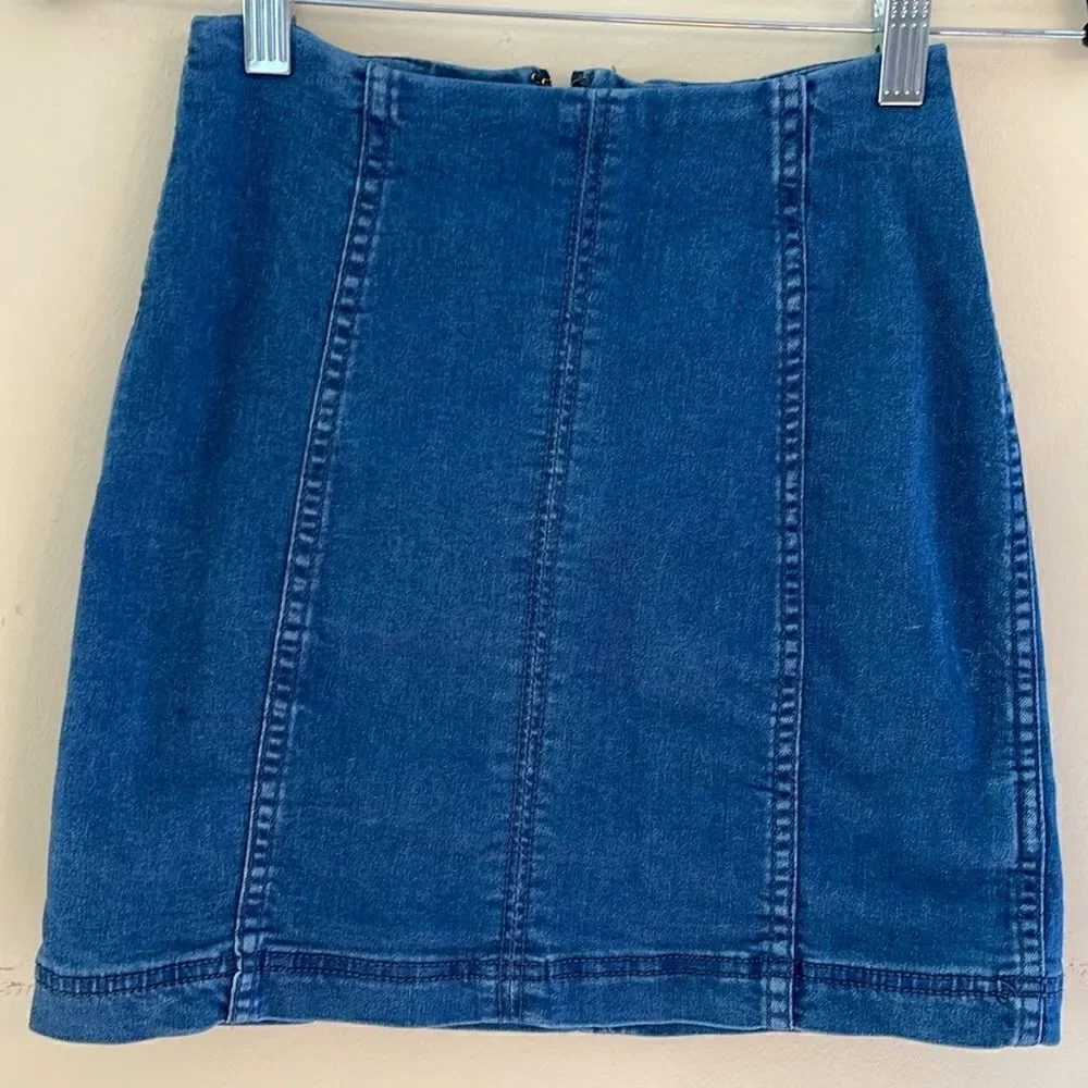Free People Denim Mini